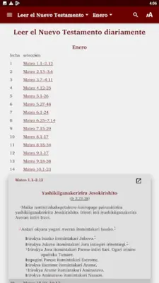 Matsigenka - Biblia android App screenshot 1